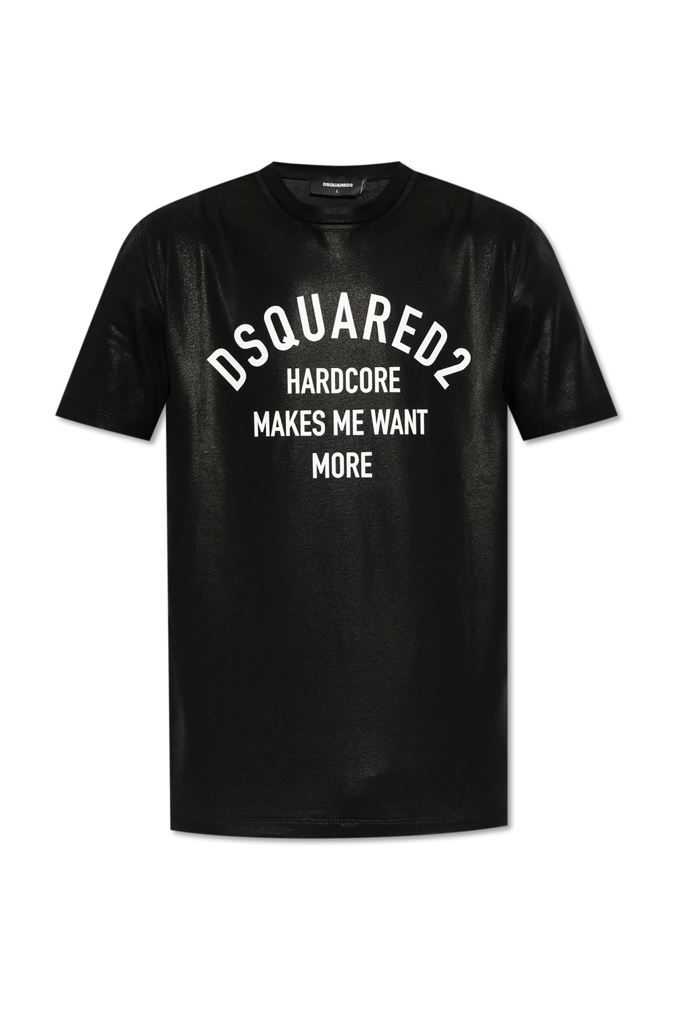 Czarny T-shirt z nadrukiem Dsquared2 - Vitkac Polska